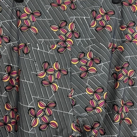 Onzie Basic Printed High-Rise 7/8 Performance Athletic Leggings in Decco Size XL - Picture 5 of 8